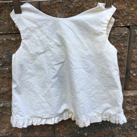 Embroidered Cute Tank Top Ruffle Girls Peplum Kids - Picture 3 of 5